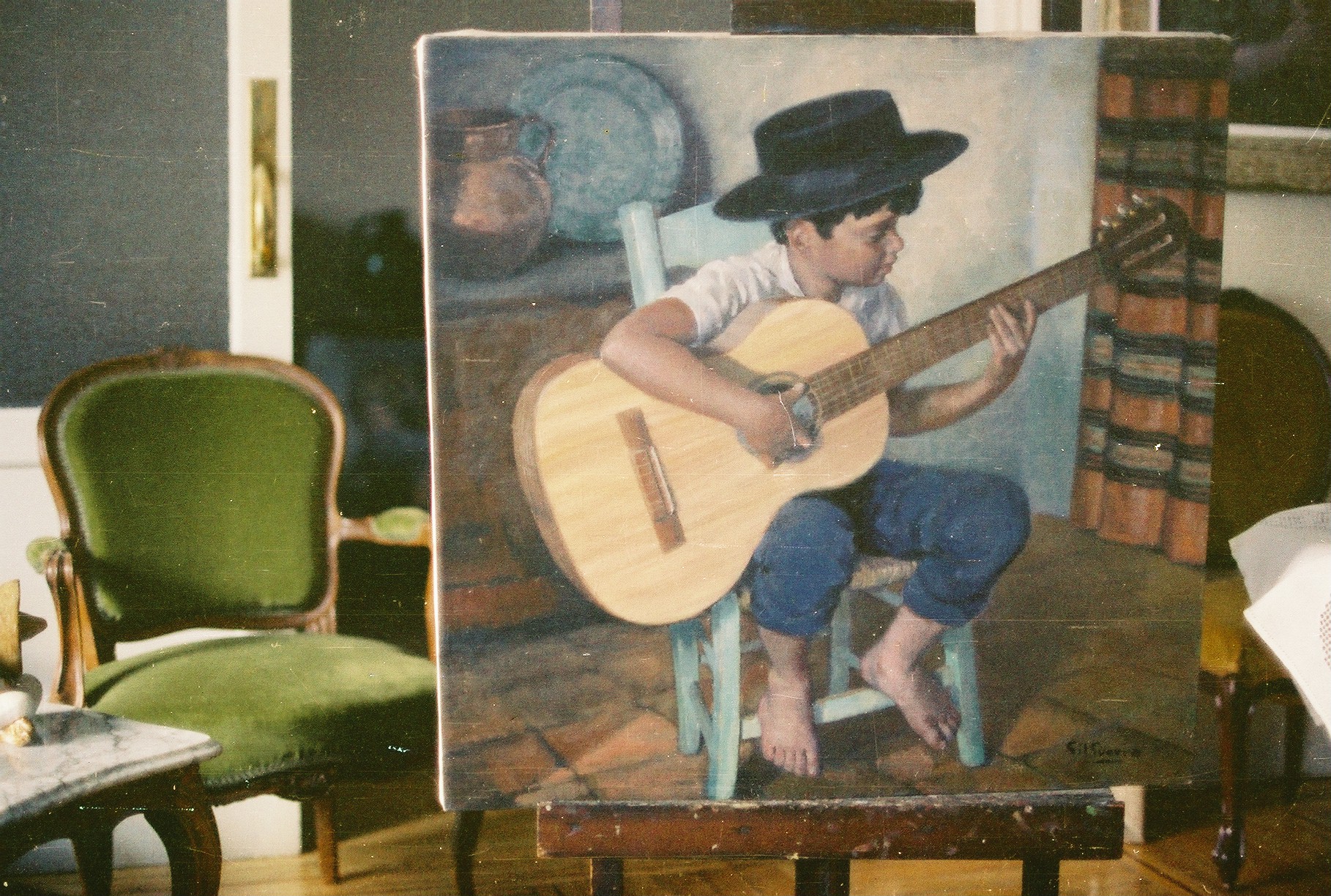 Pablo a la guitarra