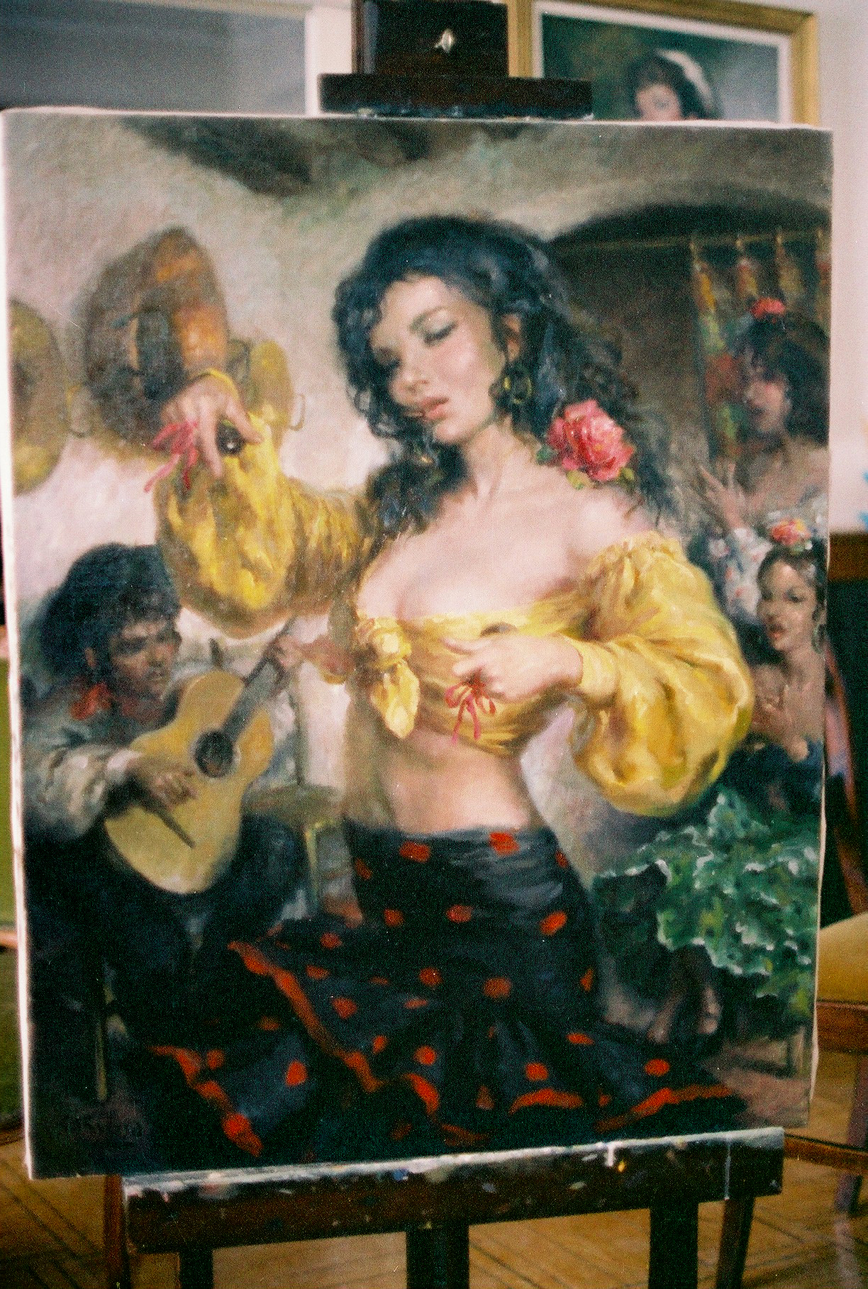 Bailaora con guitarrista