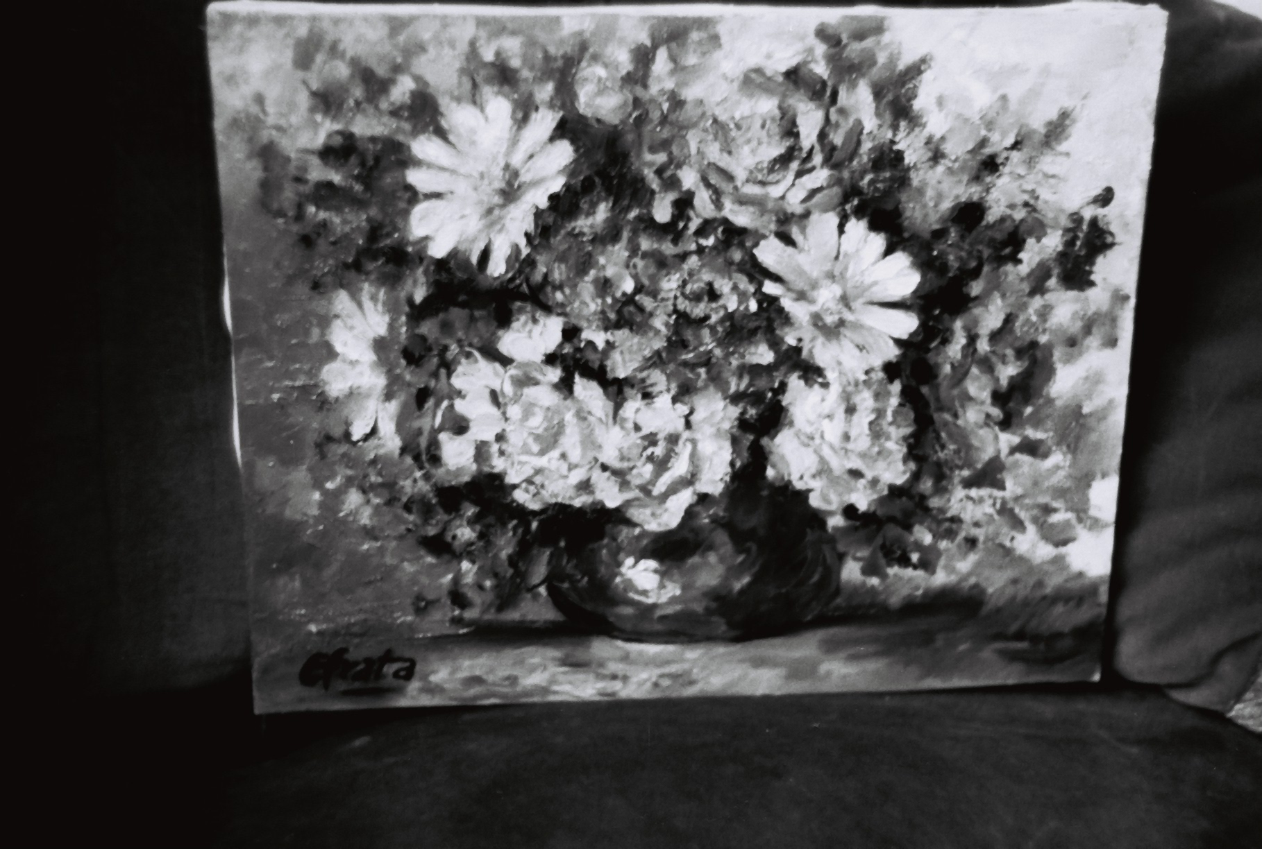Jarrón con flores