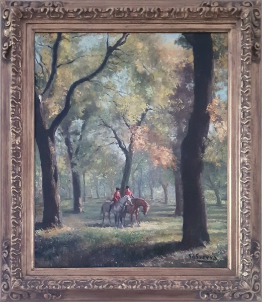 Jinetes en el bosque